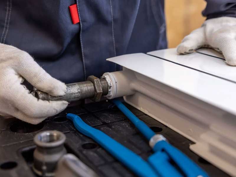 Détection de fuite avec caméra thermique